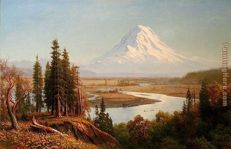 Mount Rainier painting - Albert Bierstadt Mount Rainier art painting